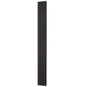 Wood Slat Acoustic Panels 7.9 x 94.5 inch for Modern Wall Decor Black Oak