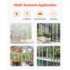 Window Screen Replacement, 100 ft × 96 in Window Screen Mesh, DIY Adjustable Fiberglass Screen Mesh - Durable, Washable & Easy to Install