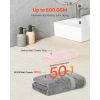 6-Piece Towel Set, 600 GSM 100% Cotton Towels for Bathroom, 2 Bath Towels, 2 Hand Towels and 2 Washcloths