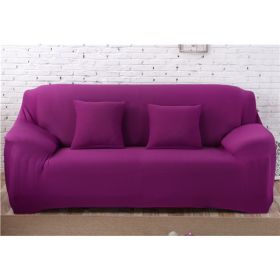 Solid Corner Sofa Covers Couch Slipcovers Elastica Material Sofa Skin Protector Cover Sofa Armchair (Option: 14-PillowcaseÃ—2)